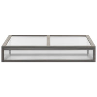 Aiuola Rialzata con Copertura Serra 110x54x120cm Abete Massello