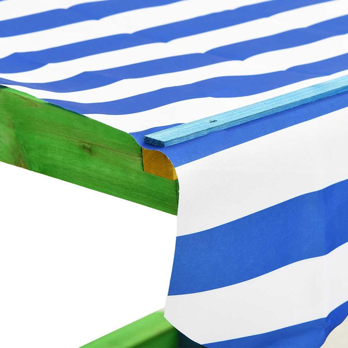 Sabbiera con Tetto Regolabile in Legno Abete Multicolore UV50 316475