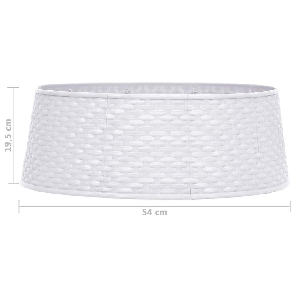 Gonna per Albero di Natale Bianca Ø54x19,5 cm 331299