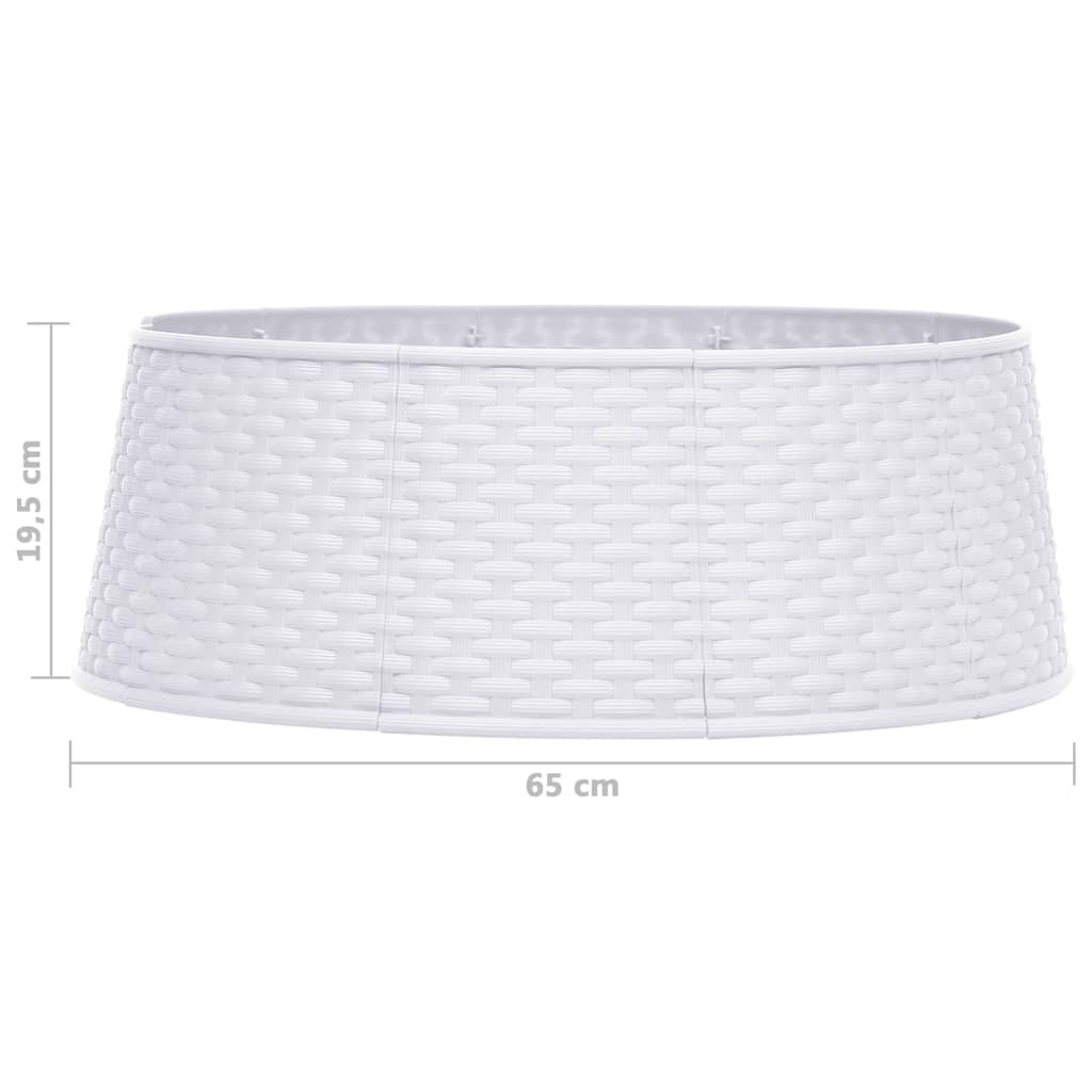 Gonna per Albero di Natale Bianca Ø65x19,5 cm 331302