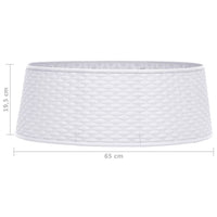 Gonna per Albero di Natale Bianca Ø65x19,5 cm 331302