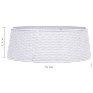 Gonna per Albero di Natale Bianca Ø65x19,5 cm 331302