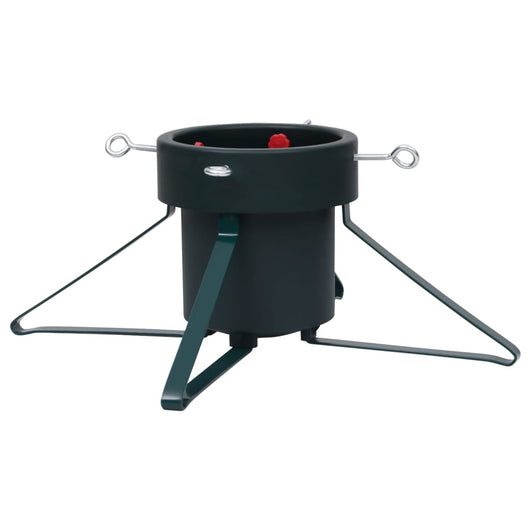 Base per Albero di Natale-Decorazioni natalizie Nera 46x46x19 cm