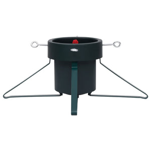 Base per Albero di Natale-Decorazioni natalizie Nera 46x46x19 cm