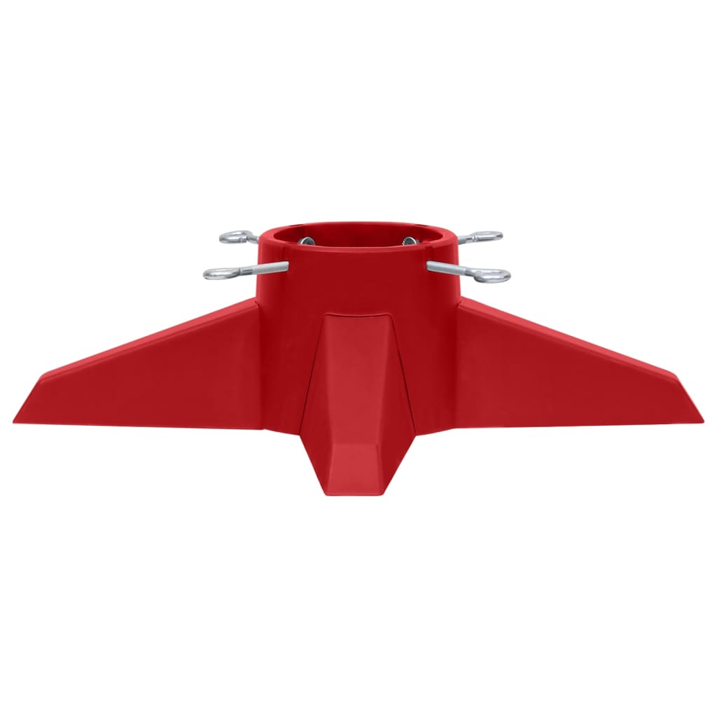 Base per Albero di Natale Rossa 55,5x55,5x15 cm 331312