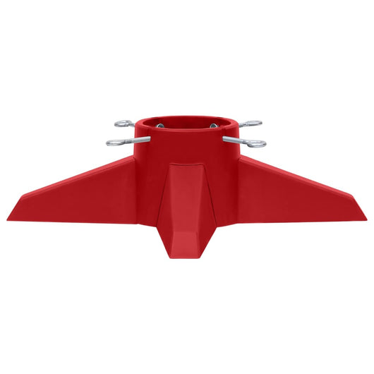 Base per Albero di Natale Rossa 55,5x55,5x15 cm 331312