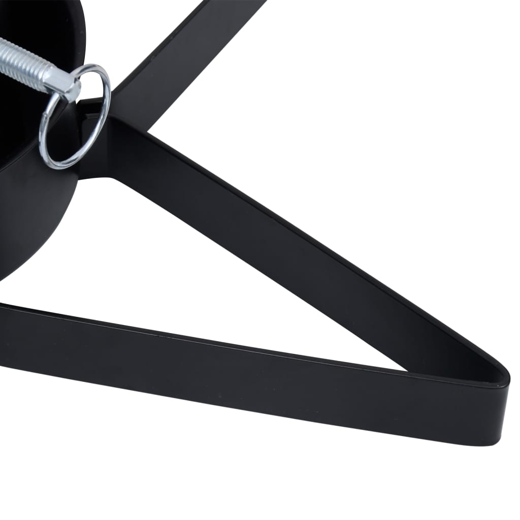 Base per Albero di Natale Nera 47x47x13,5 cm 331315