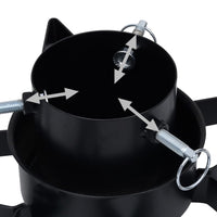 Base per Albero di Natale Nera 47x47x13,5 cm 331315