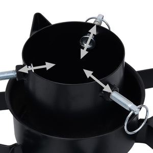 Base per Albero di Natale Nera 47x47x13,5 cm 331315