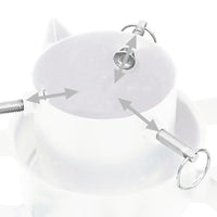 Base per Albero di Natale Bianca 47x47x13,5 cm 331316