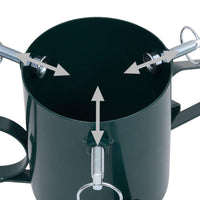 Base per Albero di Natale Verde 58x58x21 cm 331317