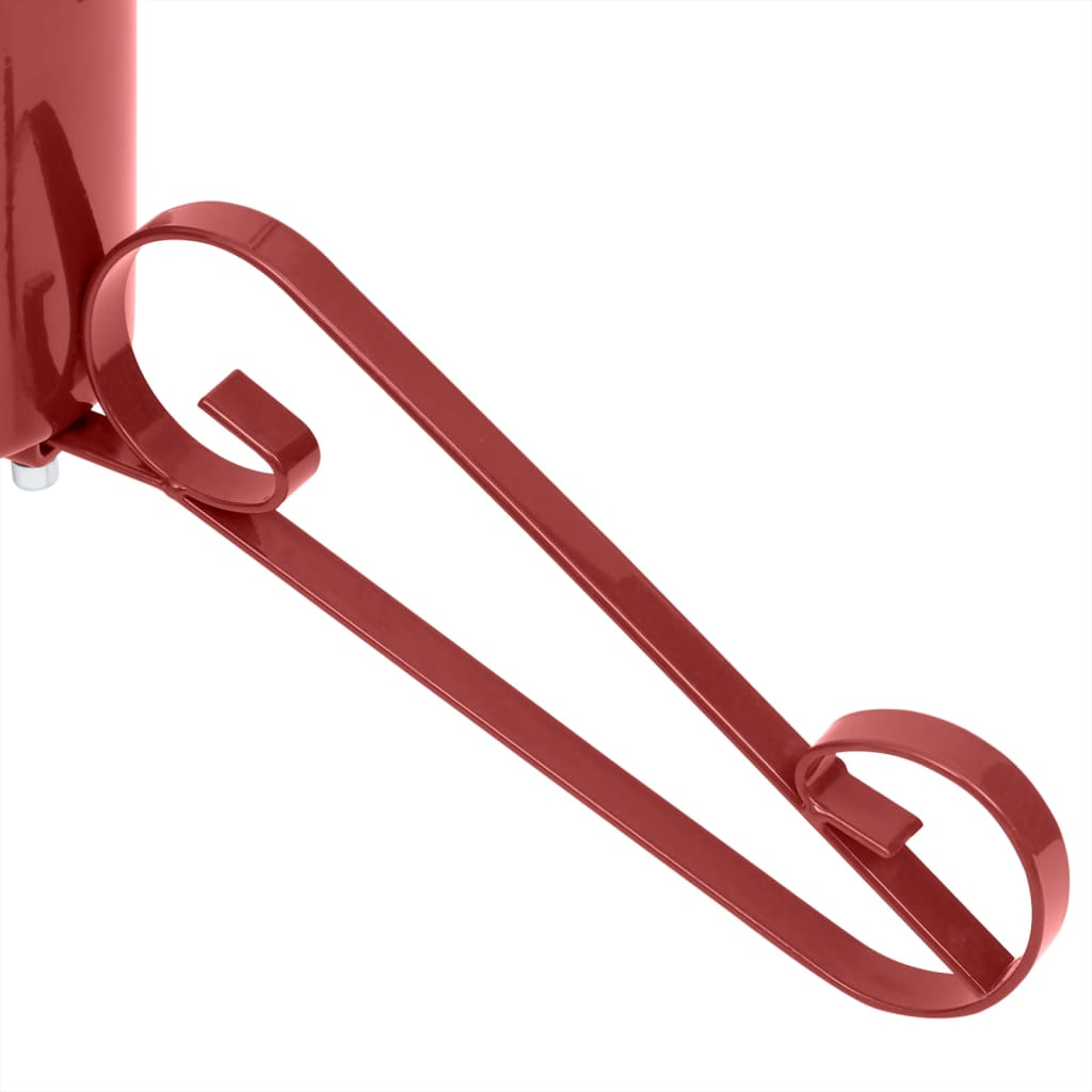 Base per Albero di Natale Rossa 58x58x21 cm cod mxl 61480