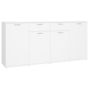 Credenza Bianca 160x36x75 cm in Legno Multistrato 3074927