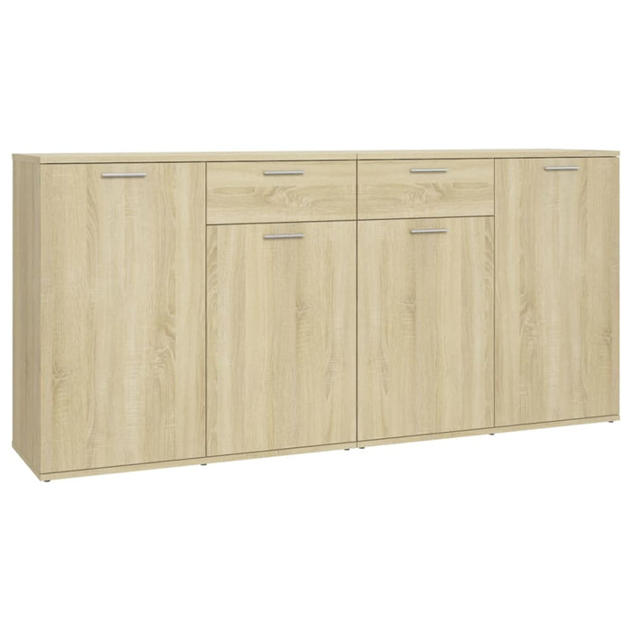 Credenza Rovere Sonoma 160x36x75 cm in Legno Multistrato 3074930