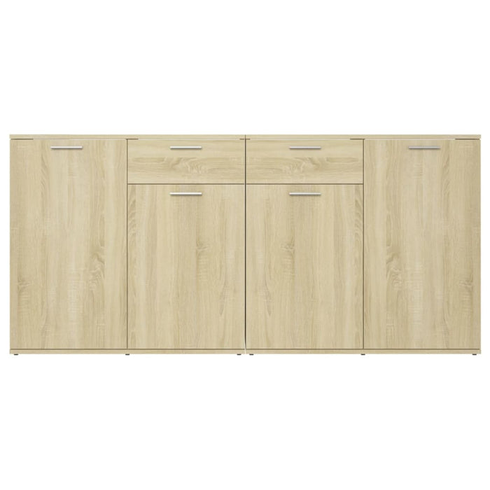 Credenza-Buffet-Armadio da cucina Rovere Sonoma 160x36x75 cm in Legno Multistrato