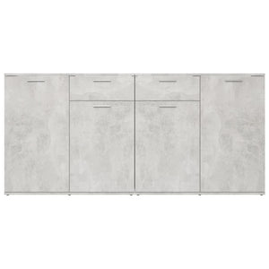 Credenza Grigio Cemento 160x36x75 cm in Legno Multistrato 3074931