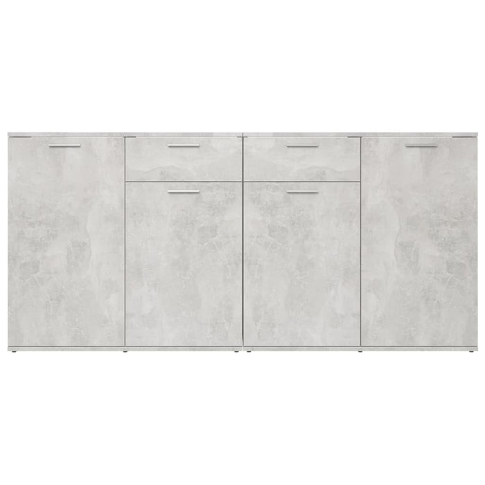 Credenza Grigio Cemento 160x36x75 cm in Legno Multistrato 3074931