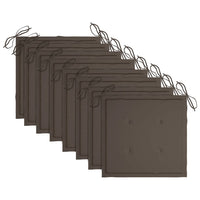 Sedie da Giardino Pieghevoli 8 pz con Cuscini Massello Acacia cod mxl 8498