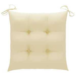 Sedie da Giardino Pieghevoli 8 pz con Cuscini Massello Acacia cod mxl 13880