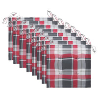 Sedie da Giardino con Cuscini 8 pz in Legno Massello di Acacia 3075214