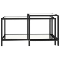 Tavolini 2 pz Trasparenti in Vetro Temperato 331613