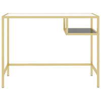 Scrivania Tavolo Postazione di lavoro Mobili per computer Studio per computer Trasparente 100 x 36 x 74 cm Vetro temperato trasparente 02_0023766