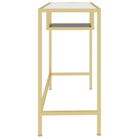 Scrivania Tavolo Postazione di lavoro Mobili per computer Studio per computer Trasparente 100 x 36 x 74 cm Vetro temperato trasparente 02_0023766