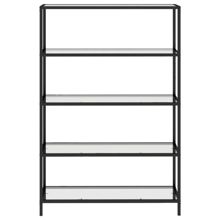 Scaffale Trasparente 100x36x168 cm in Vetro Temperato 331637