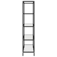 Scaffale Trasparente 100x36x168 cm in Vetro Temperato 331637