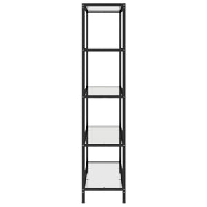 Scaffale Trasparente 100x36x168 cm in Vetro Temperato 331637