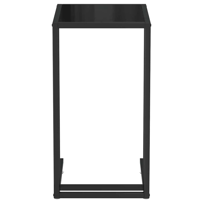 Tavolino per Computer Nero 50x35x65 cm in Vetro Temperato cod mxl 13175