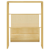 Portariviste Oro 35x15x45 cm in Acciaio