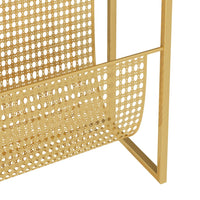 Portariviste Oro 35x15x45 cm in Acciaio 331669