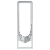 Portariviste Argento 35x15x45 cm in Acciaio 331670