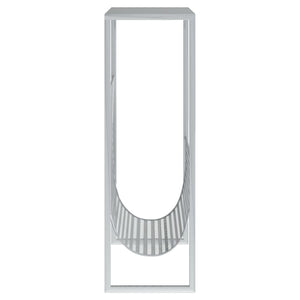 Portariviste Argento 35x15x45 cm in Acciaio 331670