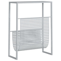 Portariviste Argento 35x15x45 cm in Acciaio 331670