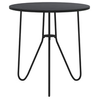 Tavolino da Salotto Nero 48 cm in MDF e Ferro cod mxl 24733