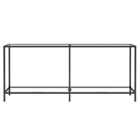 Tavolo Consolle Trasparente 180x35x75,5 cm in Vetro Temperato cod mxl 61979
