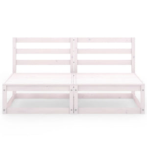 Divano da Giardino a 2 Posti in Massello di Pino Bianco 3075230