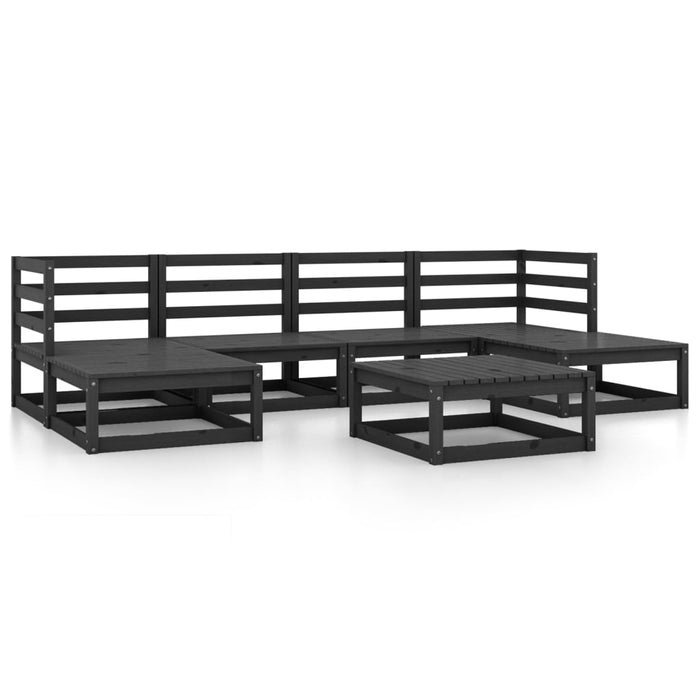 Set Divani da Giardino 7 pz in Legno Massello di Pino 3076073