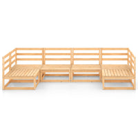 Set Divani da Giardino 6 pz in Legno Massello di Pino 3076119