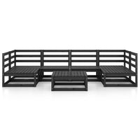 Set Divani da Giardino 7 pz in Legno Massello di Pino 3076128
