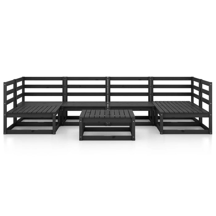 Set Divani da Giardino 7 pz in Legno Massello di Pino 3076128