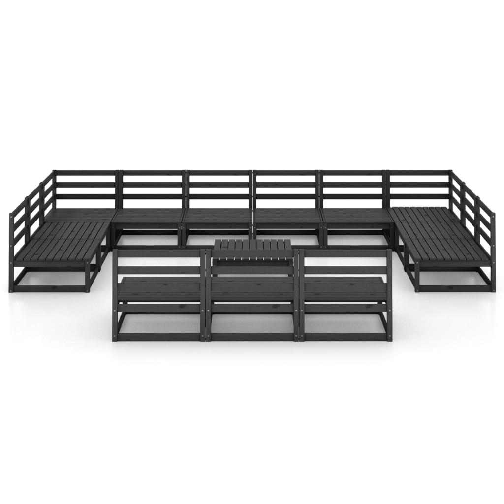 Set Divani da Giardino 14 pz in Legno Massello di Pino 3076198