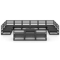 Set Divani da Giardino 14 pz in Legno Massello di Pino 3076198