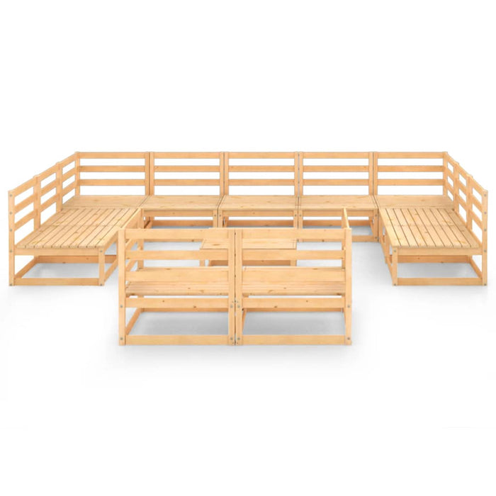 Set Divani da Giardino 12 pz in Legno Massello di Pino 3076214