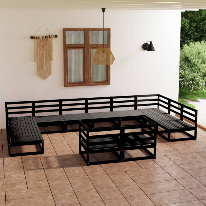 Set Divani da Giardino 12 pz in Legno Massello di Pino 3076223