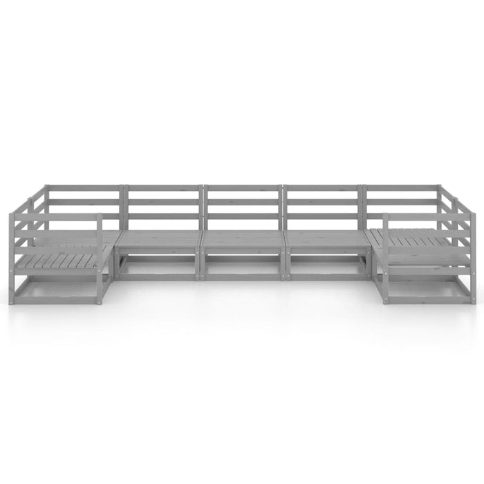 Set Salotto da Giardino 7 pz in Legno Massello di Pino 3076251