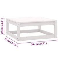 Set Divani da Giardino 6 pz con Cuscini Legno Massello di Pino 3076630