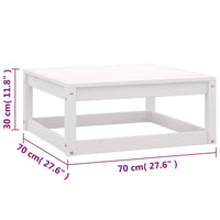 Set Divani da Giardino 6 pz con Cuscini Legno Massello di Pino cod mxl 41774